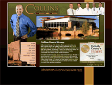 Tablet Screenshot of collinsdentalgroup.com